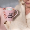 Taza La Vecina Rubia rosa 'Voy con todo'