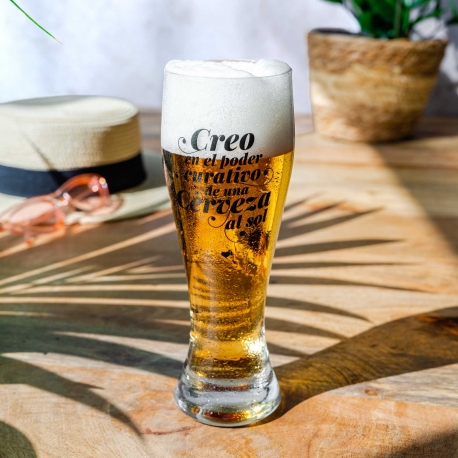 Vaso de cerveza ‘El poder curativo’