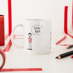 Taza mug "Estoy bien" René Merino