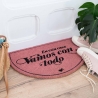 Felpudo 'En esta casa vamos con todo' de La Vecina Rubia