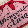 Felpudo gato 'Bienvenidos a su casa' de La Vecina Rubia