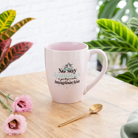 Taza extra grande "No soy dramática" La Vecina Rubia