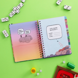 Agenda escolar semanal 2025-2026 72 kilos