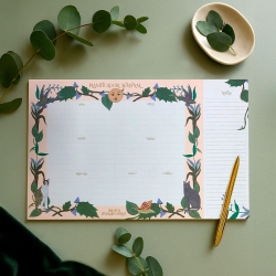 Planificador semanal de mesa Brianda