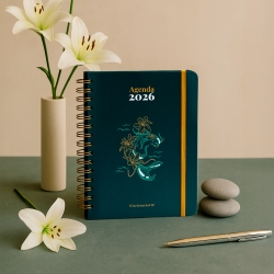 Agenda anual diaria 2026 "DiccionarioVip"