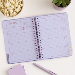 Agenda anual semanal 2026 Clarilou