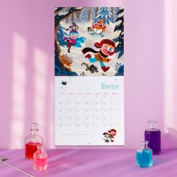 Calendario de pared 2026 Anna Kadabra