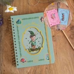 Pack Agenda anual semanal 2026 + Pack 2 cuadernos cosidos "Hada y sátiro" Aitor Saraiba