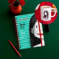 Pack Agenda anual semanal 2026 + Taza "A quien madruga" de Lola Vendetta
