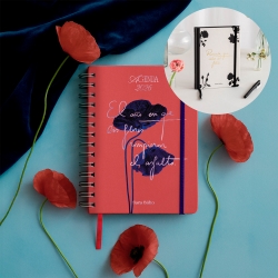 Pack Agenda anual diaria 2026+ Libreta tapa dura Sara Búho