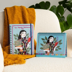 Pack Agenda anual semanal 2026 + Calendario de mesa 2026 María Hesse