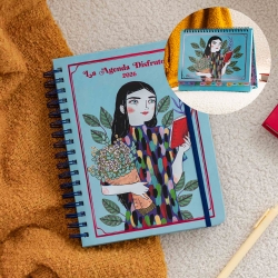 Pack Agenda anual diaria 2026 + Calendario de mesa 2026 María Hesse