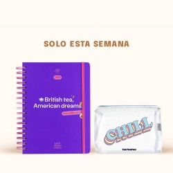 Agenda anual semanal 2026 María Speaks English