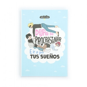 Libreta flexibook A5 "Procrastinar" de Moderna de Pueblo