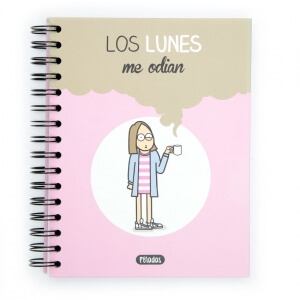 Libreta A5 "Los lunes me odian" de P8ladas