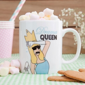Taza "Drama Queen" de Moderna de Pueblo