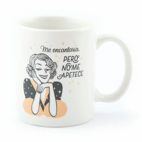 Taza "Querida" de Divas de Divan