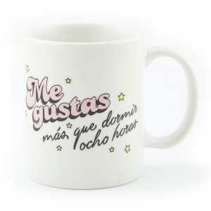 Taza "Me gustas" de La Vecina Rubia