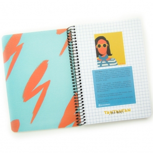 Cuaderno A5 "Bowie" de Coco Dávez