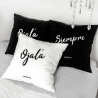 Funda cojín blanco "Ojalá siempre" de Defreds